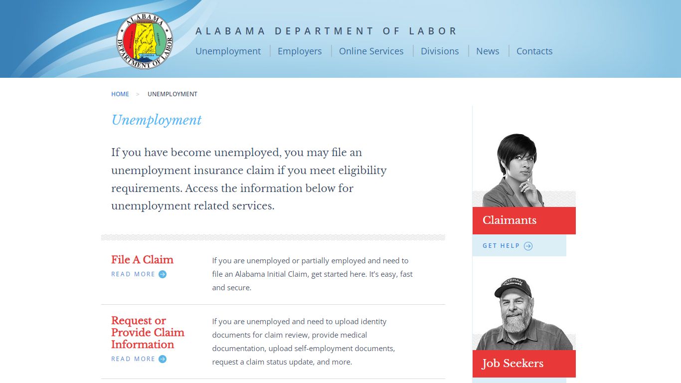 Alabama Department of Labor | Unemployment